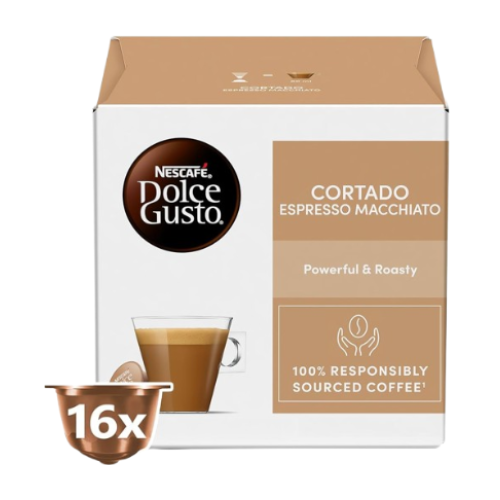 نسكافية دولس جاستو كبسولات قهوة كورتادو ايسبريسو ماكياتو 100.8جم